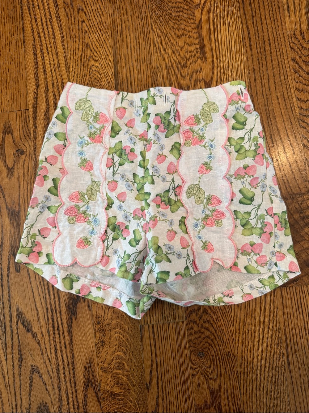 The Beaufort Bonnet Company Pink Strawberry Print Girls' Shorts